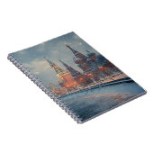 Winter in Red Square Notebook - Snowfall Edition Notizblock (Rechte Seite)