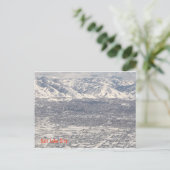 Winter in Salt Lake City Postkarte (Stehend Vorderseite)