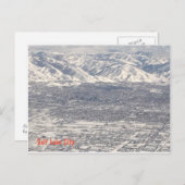Winter in Salt Lake City Postkarte (Vorne/Hinten)