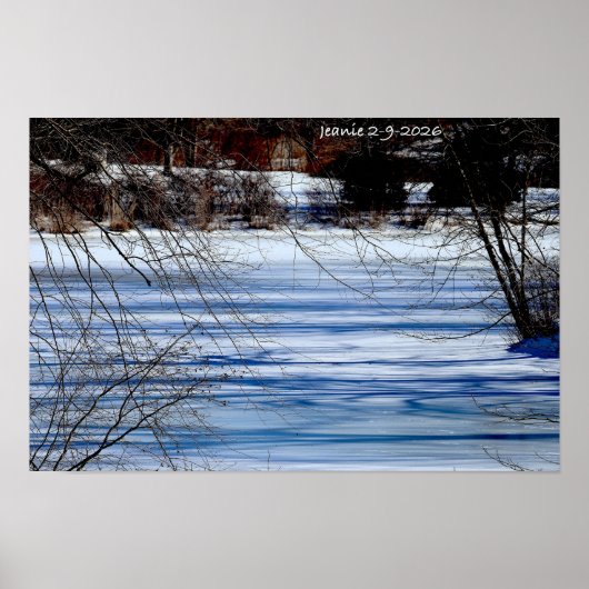 Winter in South Jersey Poster (Vorne)