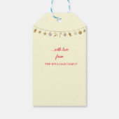 Winter in Spreewald, Geschenkanhänger (Rückseite)