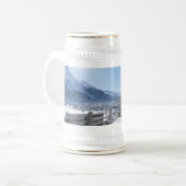 Winter in St. Moritz Bierglas (Vorderseite Links)