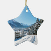Winter in St. Moritz Keramikornament (Rechts)