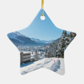 Winter in St. Moritz Keramikornament (Hinten)