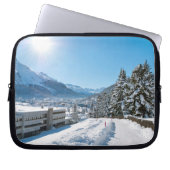 Winter in St. Moritz Laptopschutzhülle (Vorderseite)