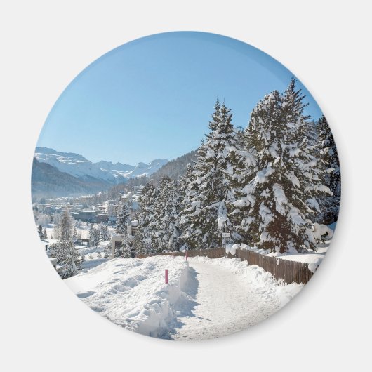 Winter in St. Moritz Magnet (Vorne)