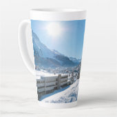 Winter in St. Moritz Milchtasse (Linke Ecke)