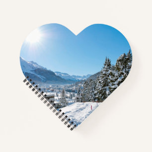 Winter in St. Moritz Notizblock