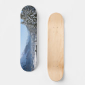 Winter in St. Moritz Skateboard (Vorderseite)