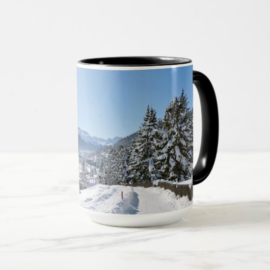 Winter in St. Moritz Tasse (VorderseiteRechts)