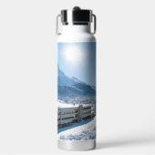 Winter in St. Moritz Trinkflasche (Vorderseite)