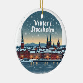 Winter in Stockholm Christmas Ornament (Rechts)