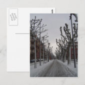 Winter in Straßburg Postkarte (Vorne/Hinten)