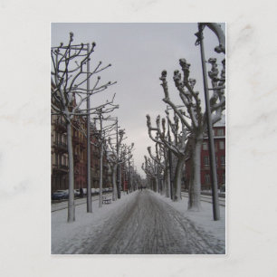Winter in Straßburg Postkarte