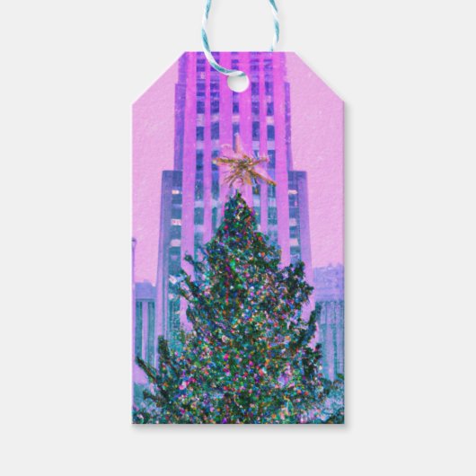 Winter in the City Geschenkanhänger (Vorderseite)