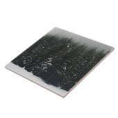 Winter in the Mountain Forest Fliese (Seite)