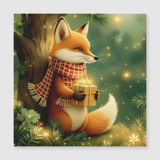 Winter in the Pines Magnetkarte (Vorderseite)