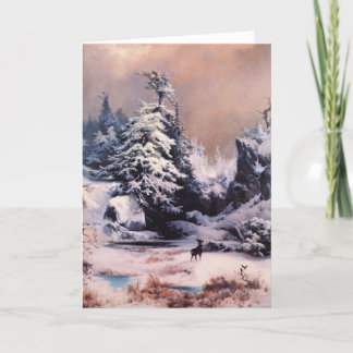 Winter in the Rockies - 1867 Karte