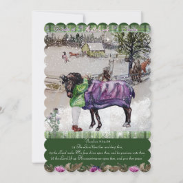 Winter in Thistlebrook Pferdeställe Drehbuch Urlau Feiertagskarte