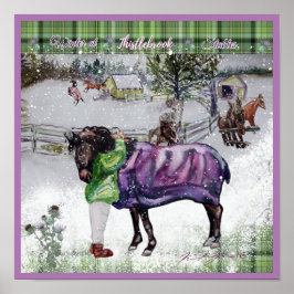 Winter in Thistlebrook Stables Poster