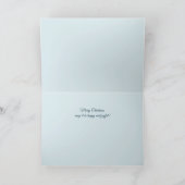 Winter in town Customisable folded greeting Card Karte (Innenseite)