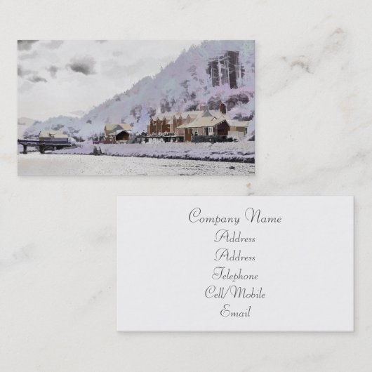 WINTER IN WALEN VISITENKARTE (Vorne/Hinten)