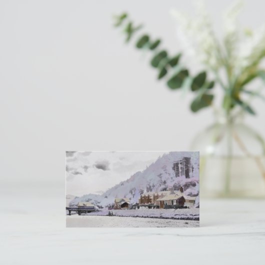 WINTER IN WALEN VISITENKARTE (Stehend Vorderseite)