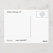 Winter in Windsor, CT Postcard Postkarte (Rückseite)