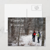 Winter in Wisconsin Postkarte (Vorne/Hinten)