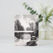 Winter in Woodstock Postkarte (Stehend Vorderseite)