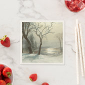 Winter in Yosemite von Albert Bierstadt Serviette (Beispiel)