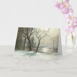 Winter in Yosemite von Albert Bierstadt Winter Karte