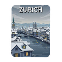 Winter in Zürich Schweiz Reise