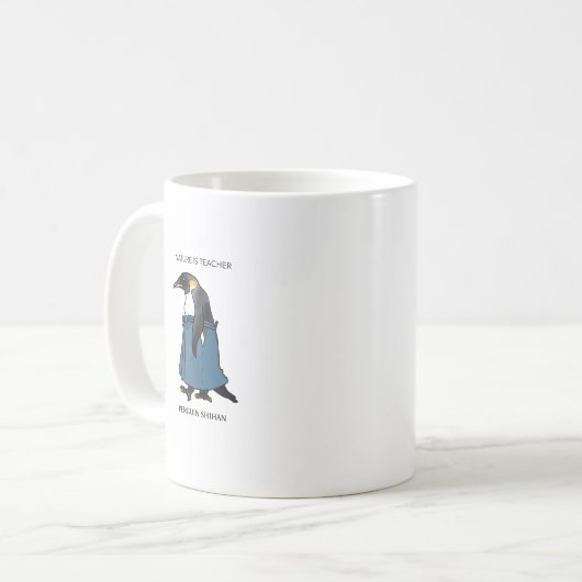 Winter Intensiver Pinguinbecher Kaffeetasse (Vorderseite Links)