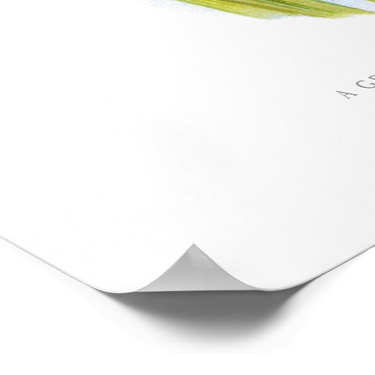 Winter Irises Poster (Ecke)