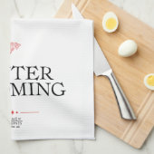 Winter Is Coming Geschirrtuch (Viertel Falte)