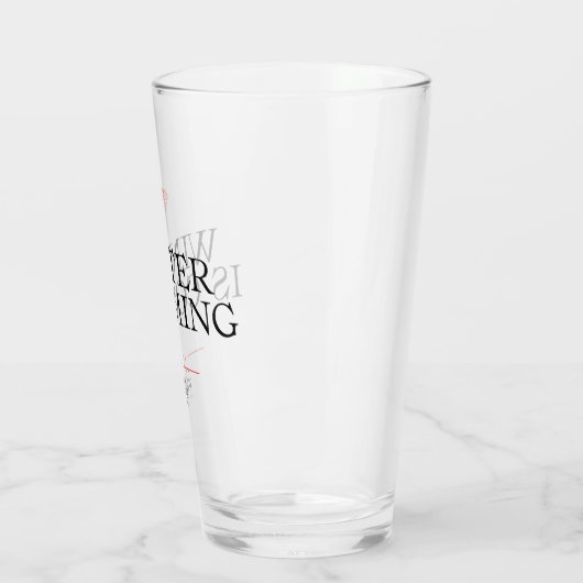 Winter Is Coming Glas (Links)