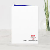 Winter is Snowy: Dark Blue Karte (Rückseite)