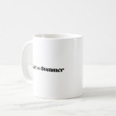Winter ist besser als Sommer Kaffeetasse (Vorderseite Links)