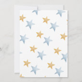 Winter ist es kalt draußen, die Tierbabydusche der Einladung (Rückseite)