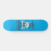 WINTER IST GNOMING lustige Weihnachtsgnome Skateboard (Horizontal)