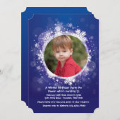 Winter ist hier Foto-Einladung Einladung (Vorne/Hinten)