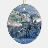 Winter ist hier keramikornament (Links)