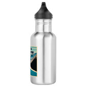 Winter ist zum Laufen Edelstahlflasche (Rechts)