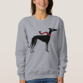 Winter-Jagdhund Sweatshirt (Vorderseite)