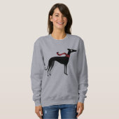 Winter-Jagdhund Sweatshirt (Vorne ganz)