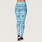 Winter-Jahreszeit-Mandala Leggings (Rückseite)