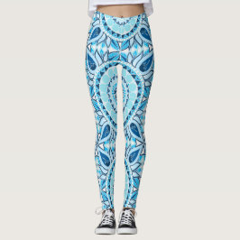 Winter-Jahreszeit-Mandala Leggings
