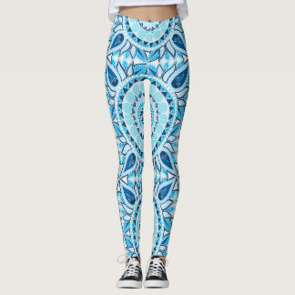 Winter-Jahreszeit-Mandala Leggings