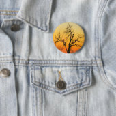 Winter-Jahreszeit-Sonnenuntergang-Baum Button (Beispiel)